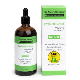 Suero De Ácido Hialurónico(147 Ml) Suero Hialurónico 100 Puro Para El Rostro Y Fórmula Antienvejecimiento Para El Rostro Reduce Arrugas Ilumina E...  