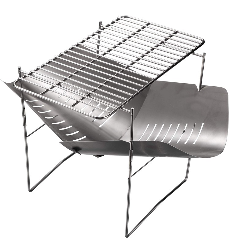 Camping Moon (CAMPING MOON) Pyramid Grill 6.7x12.2 inches Stainless Steel