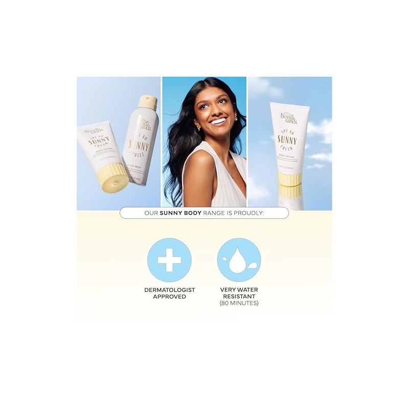 Bondi Sands Locin Corporal Sunny Cream Fps 60, Hidratante Y