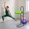 YUYFCC Steel Exercise Ball Holder Modern Metal Yoga Ball Storage