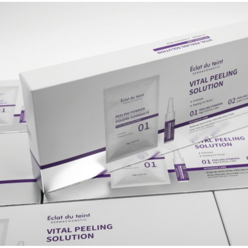 Eclat Dutin/Vital Peeling Solution 1 box (5 servings) / 에끌라뒤땅/바이탈