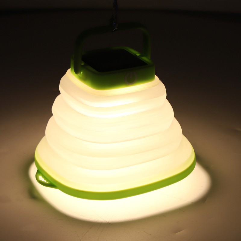 Collapsible Solar Light Adjustable 3 Gears USB Rechageable Multifunctional Collapsible