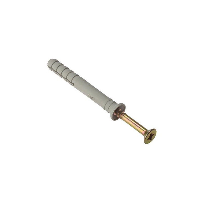 ForgeFix Hammer Fixings | M8 x 100mm | Nylon Plug,