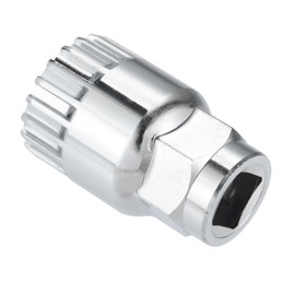 SURIEEN 20-Tooth Bicycle Bottom Bracket Wrench, Bicycle Bottom Bracket Remover Tool for Shimano/VP/FSA/LP, Silver