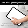 A4 Ultra Slim Slide Viewer, Black Acrylic with 3 Brightness