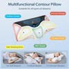 Homca Queen Size Contour Comfortable Pillow for Back Side Sleepers,