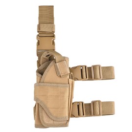 JEELAD Leg Holster Leg Platform Handgun Drop Leg Shroud Right Leg Holster Leg Pouch Molle Fit Survival Game