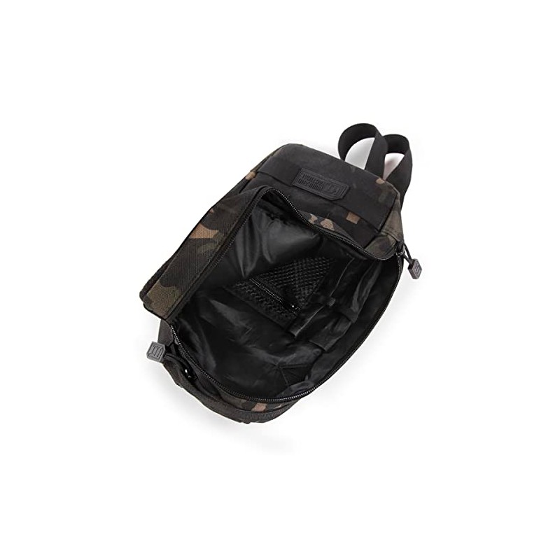 HIGHLAND TACTICAL Unisex's Tactical Sling Bag, Black Urban Camo