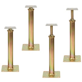 RDUIGT 4Pcs House Jacks for Leveling Adjustable Jack Post 11.6" to 16.1" Height Range House Floor Jack for Temporary Support Floor Jacks for House