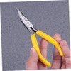 Gadpiparty Bent Nose Pliers DIY Pliers with Flat Jaw for