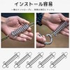 HAUUFENN Tent Spring Hooks, Tarp Hooks, Set of 6, Stainless