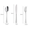 Cilio Viaggio Outdoor Cutlery Set Camping Cutlery with Black Felt