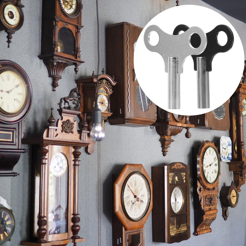 IMIKEYA 2pcs Antique Clock Keys for Winding Clock Key Antique