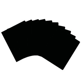 Original Falken 10-pack of intensive colour loose-leaf binders. Made in Germany. Ready-to-use folded staplers made of recycled cardboard, DIN A4 commercial and public authority stapling black Blue Angel