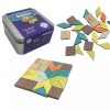 PlanToys Zummy 26 Pieces Wooden Puzzle Mosaic Pattern Blocks Educational