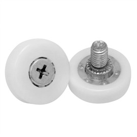 Xhziy Drawer Pulley 10pcs 22mm/0.87inch Nylon & Stainless Steel, Ball Bearing, Stem Mount, 100-500 lbs Load Capacity