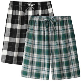 BAMBOO COOL Mens Shorts Pj Pyjamas Bottoms for men with Pockets 2 Pack