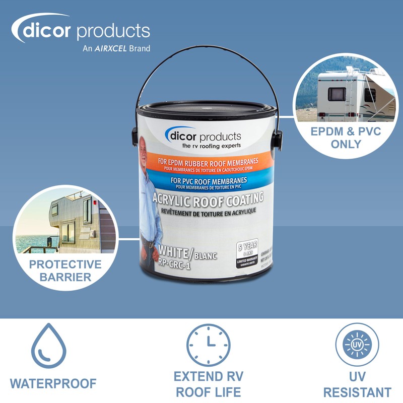 Dicor RP-CRC-1 EPDM Rubber Roof Acrylic Coating Part 2 -
