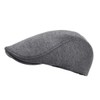 FEINION 2 Pack Men Cotton Newsboy Cap Soft Fit Cabbie