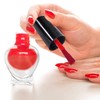TRIXES 6x Empty Heart Shaped Nail Varnish Bottles