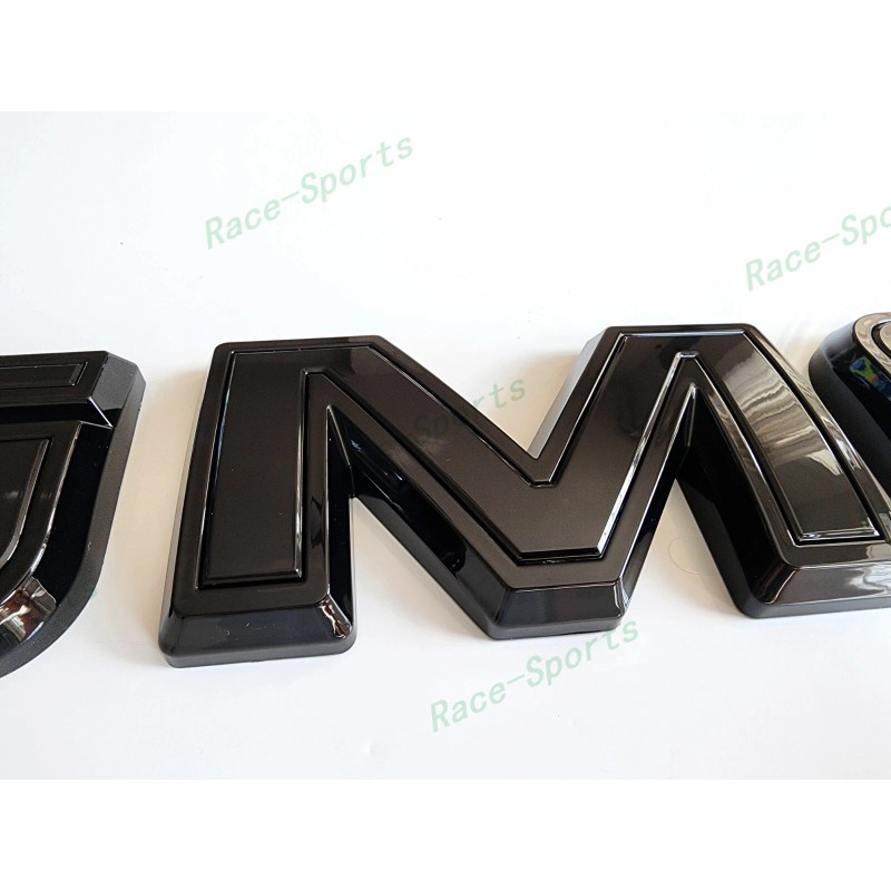 Auto GMC OVERLAY Front Rear Gloss Black GMC Emblem 2019+