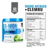 Óxido Nítrico + Clembuterol D-mon Protein 300g Preentreno Fu