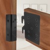 Biaungdo 2 Pcs Bed Frame Bed Post Double Hook Slot