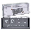 MIJOMA Yearly Countdown Calendar Wooden Cube - Permanent Yearly Table