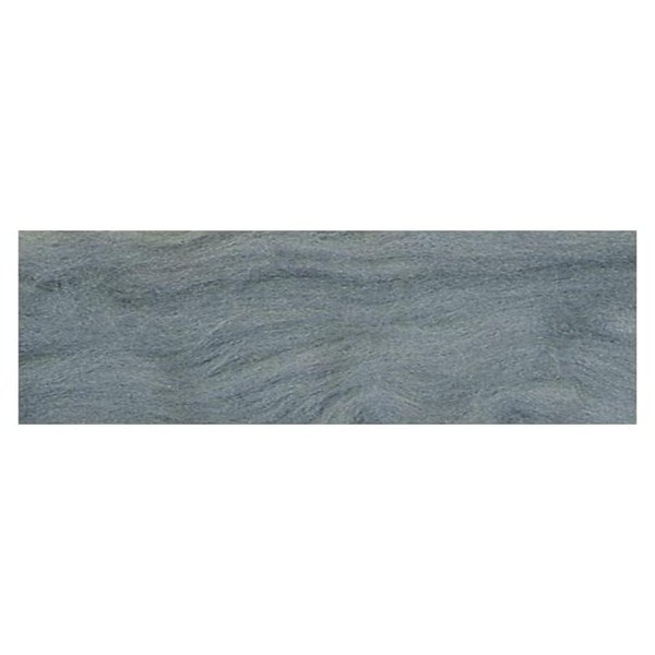 Rayher Laine vierge pour feutrage, gris, 50g, 100% pure laine, arts créatifs, feutrage sec et humide- 5360025