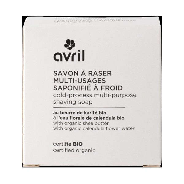 Avril Cold Process Multi-Purpose Shaving Soap, 100 g
