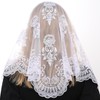 Spanish Mantilla White Women's Church Head Covering Veil Latin Catholic