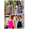 Womens Flowy Tankini Tops Only - Modest Bathing Suit Loose