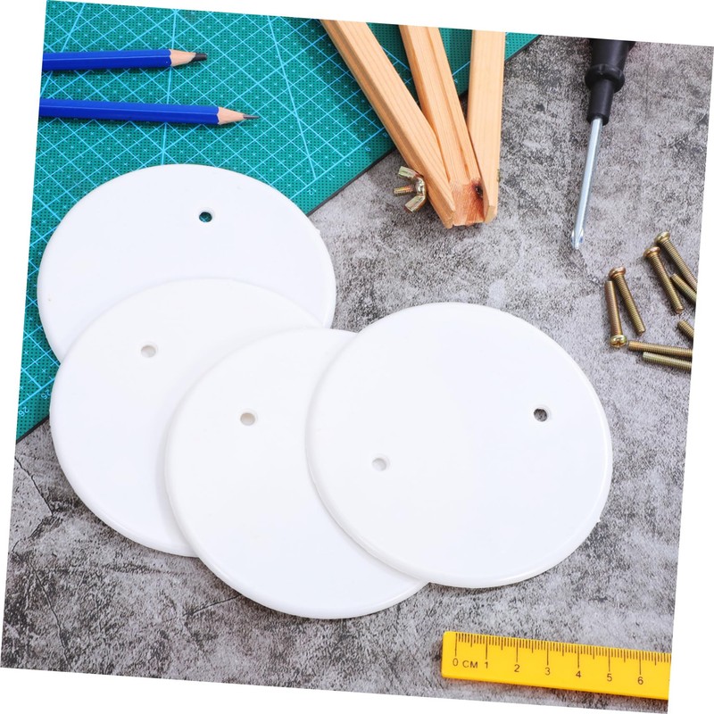 jojofuny Electrical Cover Plate Round Ceiling Hole Cover Plastic Flat