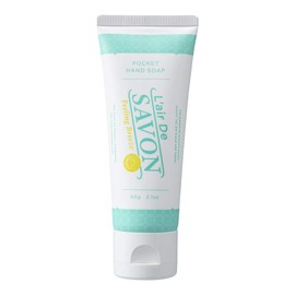 L'air De SAVON Rail Dusabon Pocket Hand Soap (Feeling Breathe), 2.1 oz (60 g), White