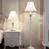 GOSO Bell Lamp Shades Set of 2 Medium Off White,