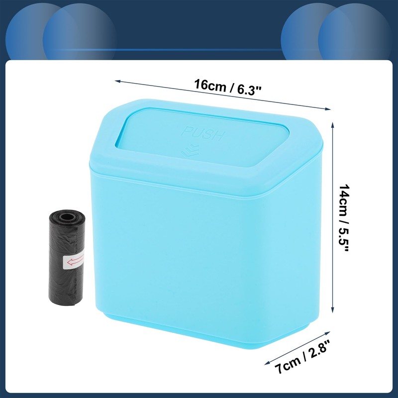 INFINAUTO Car Trash Can Car Door 6.3" Length 2.8" Width
