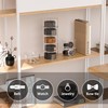 Hongtuocb 3 Layers Acrylic Belt Organizer for Closet, Belt Holder