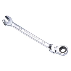 CoCud Flex Head Ratchet Wrench 3/8" Head SAE 72 Teeth Cr V Combination Wrench Spanner for Home Repair Tasks