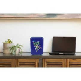 Orbit Innovations Toy Story - Mini Fridge, Small Cooler for Drinks & Snacks, or Skincare Refrigerator - Christmas Gifts (6 Cans, Buzz Lightyear)