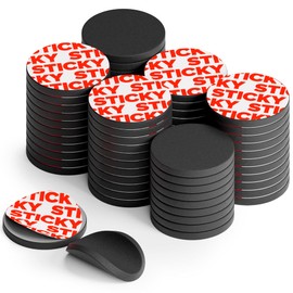 Peel-&-Stick Flexible Adhesive Magnets - 36 Magnetic Dots for Office Supplies, Whiteboard, Crafts, Fridge, & School Projects