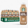 Starbucks Coffee & Protein, Caffe Mocha, 12 fl oz Bottles,