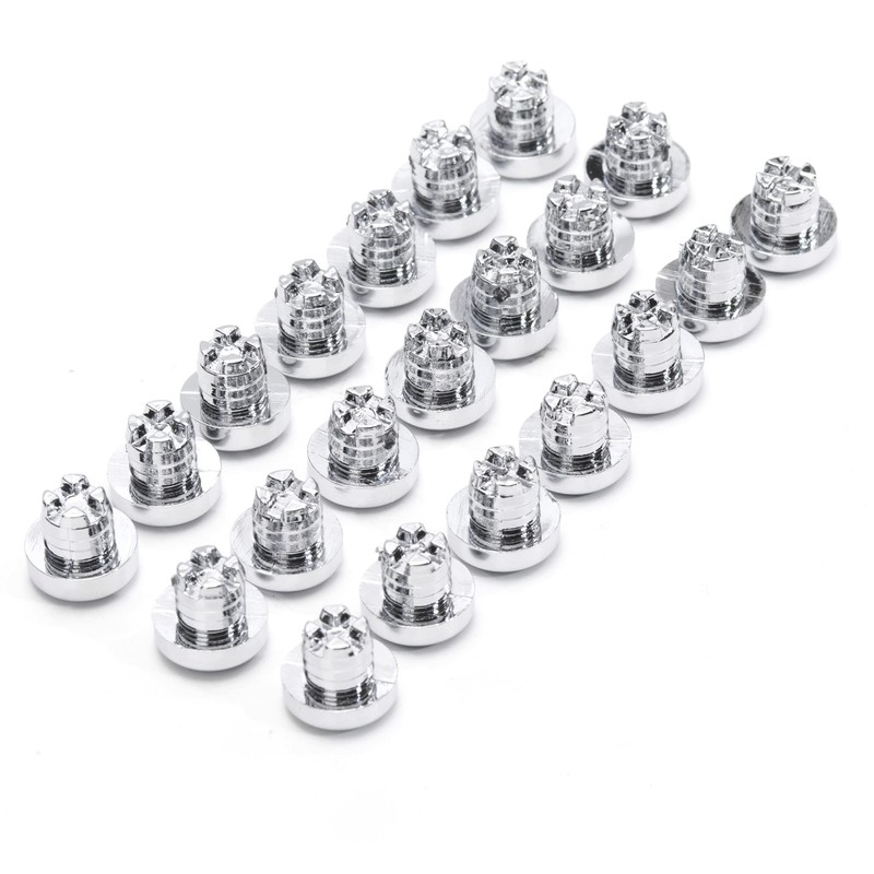 RTRHINOTUNING 50PCS Wheel Rim Lip Rivets Nuts of 7.5mm/0.3in Hole
