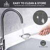 Walfos Fine Mesh Strainer 4PCS, Versatile Kitchen Strainer with Handle