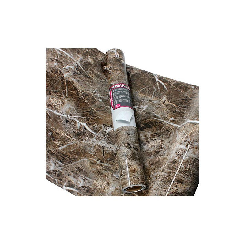 VViViD Gloss Emperador Dark Marble Natural Texture Architectural Vinyl Film