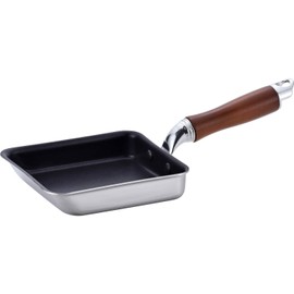 Wahei Freiz MB-1203 Picot Bento Box, Small Amount Cooking, Mini Egg, 4.7 x 5.5 inches (12 x 14 cm), Aluminum, Stainless Steel, Double Layer Steel, Compatible with Induction and Gas