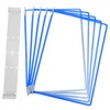Operitacx Clear Wall File Holder Page Flip Document Display Rack