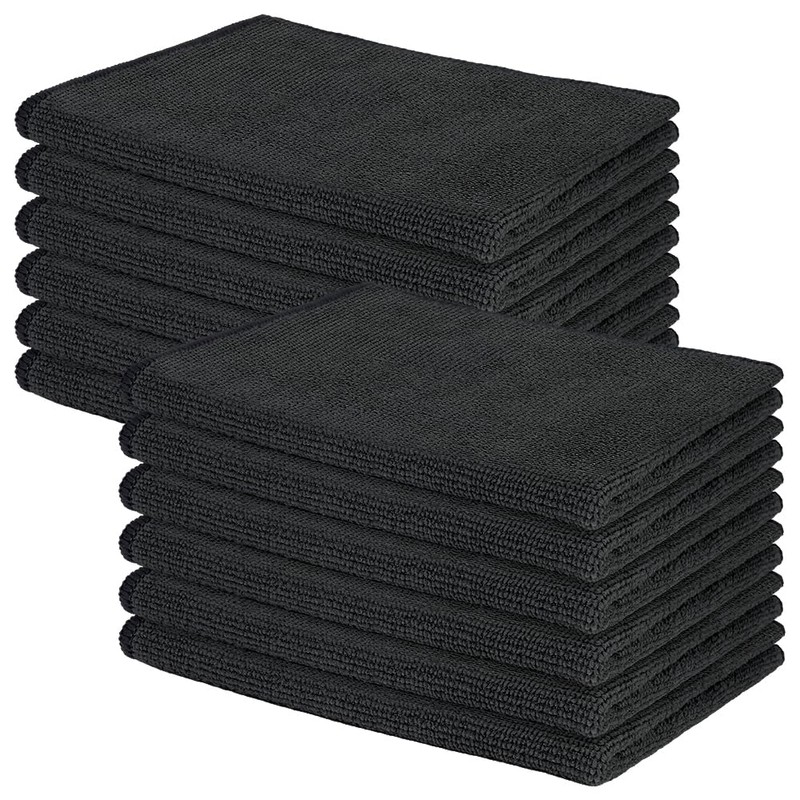 AYESY Microfibre Cleaning Cloth, 12 PCS Highly Absorbent Cleaning Rags
