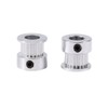 2pcs GT2 Timing Belt Pulley 20 Teeth 8mm Bore Aluminum