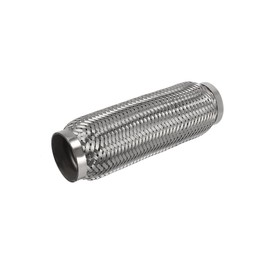 Motoforti 2.36"x9"x10" Car Exhaust Flexible Pipe Tubing Stainless Steel Long-lasting