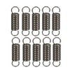 sourcing map Tension Spring Steel Small Double Hook Tension Spring
